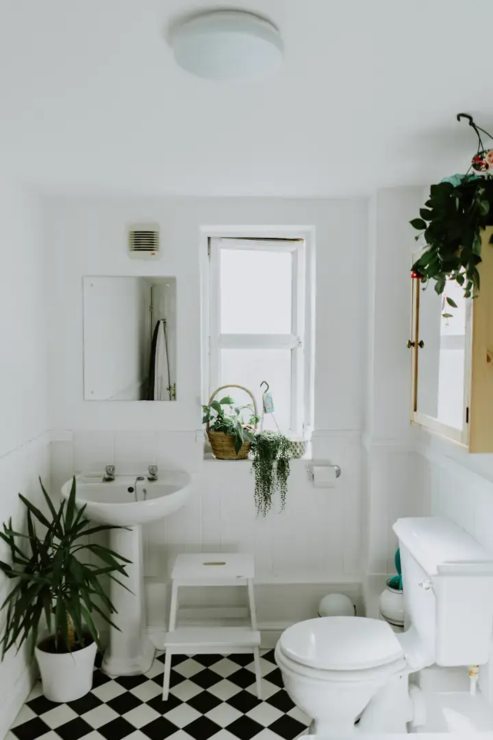 Modern remodeled bathroom