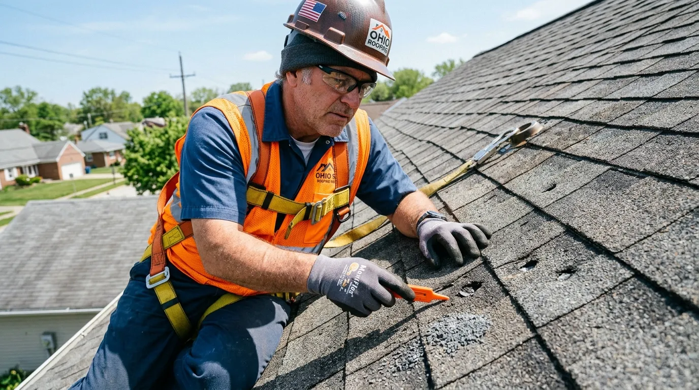 Identifying Storm & Hail Impact Signs on Ohio Roofs: A Homeowner’s Visual Guide
